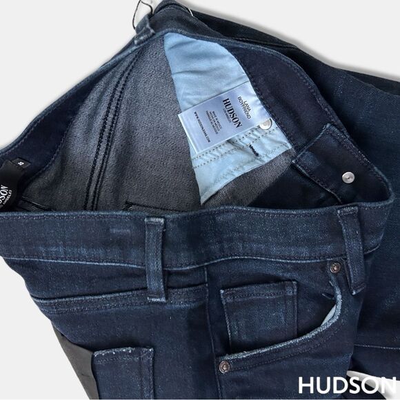 Hudson *NWT* Lana Mid Rise Slim Cut Boyfriend Jean w Rolled Hem in Baby Tonight - Picture 12 of 12